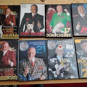 8 Don Cherry Hockey DVD's